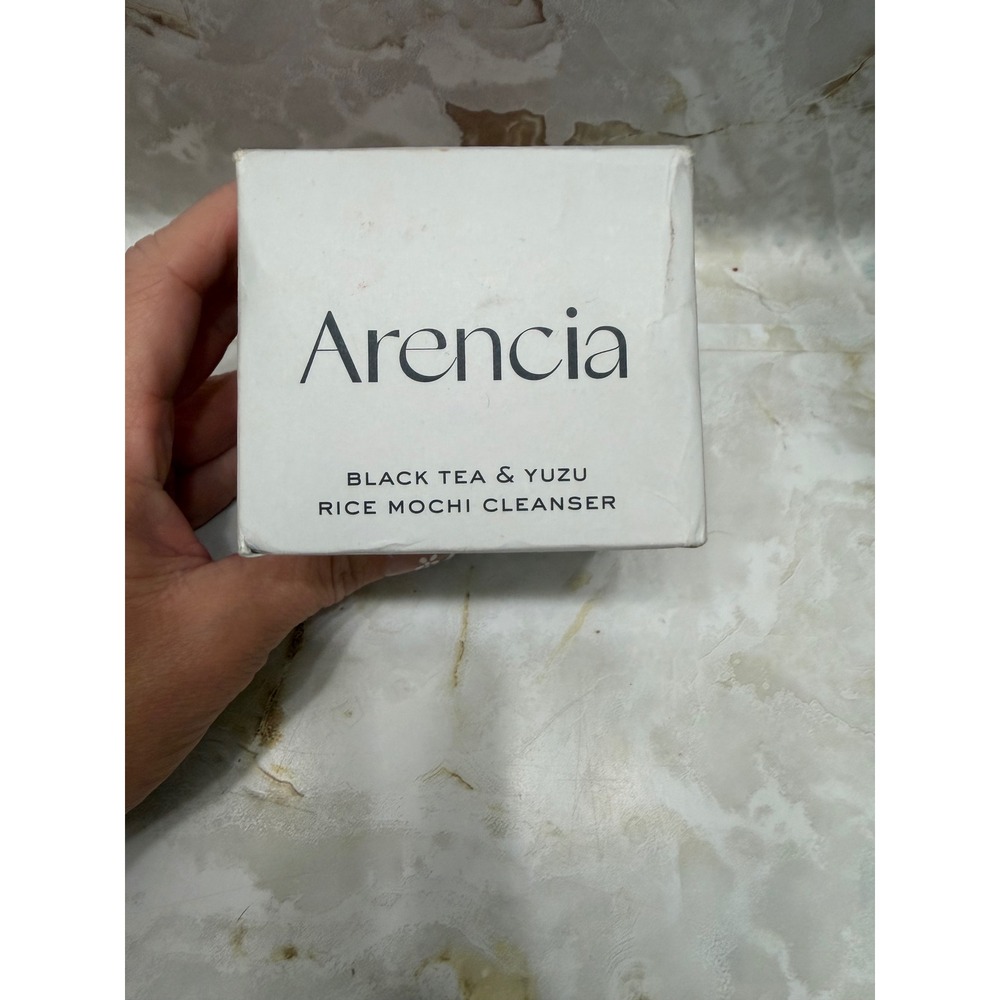 Arencia Black Tea & Yuzu Rice Mochi Cleanser 120g K-Beauty Vegan Face Wash